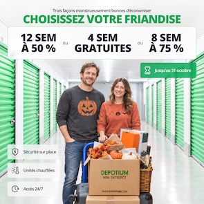 Depotium Mini Entrepôt - Cartoucherie Promotion